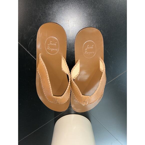 Jack Rogers Sullivan Sandals – Men's Size 12, Tan/White, Brand New MSRP $128 - Picture 4 of 4